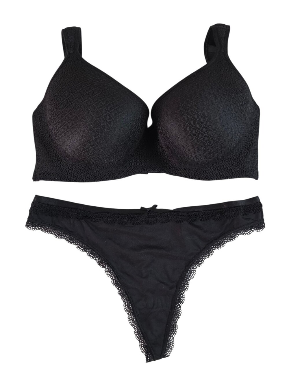 38D/XL T Shirt Bra & Panty Set